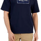 Michael Kors Men's Flagship Box Logo T-Shirt Blue Size Large