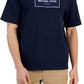 Michael Kors Men's Flagship Box Logo T-Shirt Blue Size X-Large
