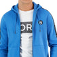 Michael Kors Men's Logo Tape Fleece Hoodie Blue Size Medium