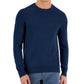 Michael Kors Men's Garment Dyed Crewneck Sweater Blue Size X-Large