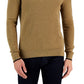 Michael Kors Men's Textured Quarter Zip Sweater Brown Size Large