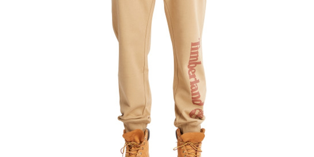 Timberland Men's Core Tree Logo Sweatpant Brown Size X-Large