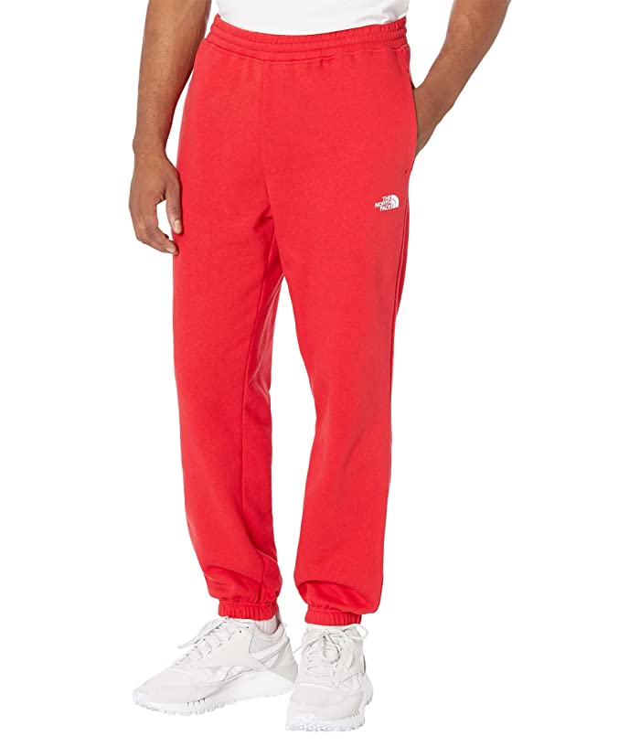The North Face Men's Half Dome Sweatpants Red Size Large