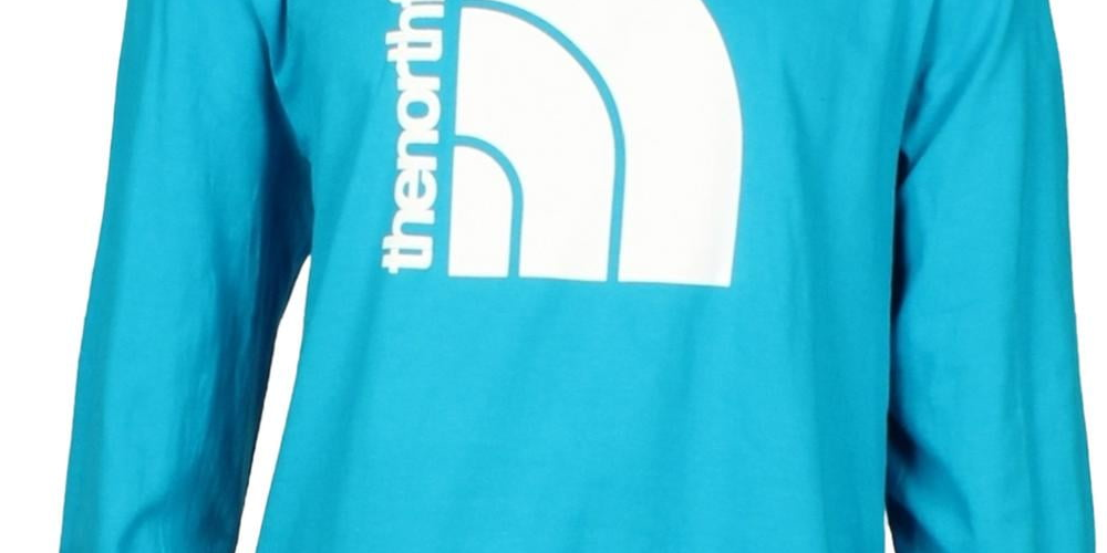 The North Face Men's Cotton Crewneck Graphic T-Shirt Blue Size XX-Large