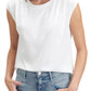 Splendid Women's Eco Jersey Pleated Shoulder Tank White Size Large
