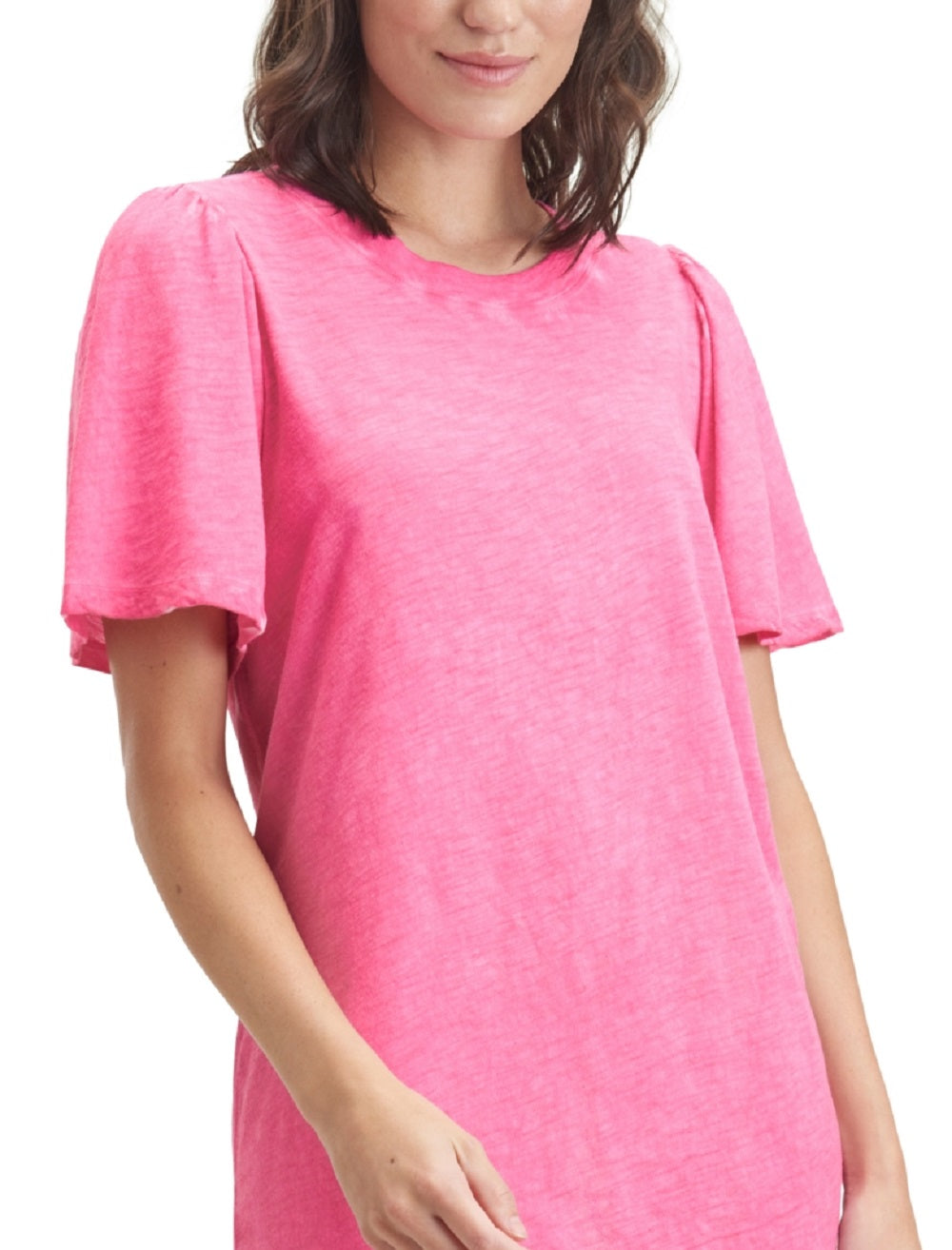 Splendid Women's Cove Cotton Dress Pink Size X-Large