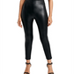 BCBGMAXAZRIA Women's High Rise Faux Leather Leggings Black Size X-Large