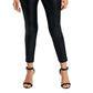 BCBGMAXAZRIA Women's High Rise Faux Leather Leggings Black Size X-Large