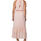 Laundry By Shelli Segal Women's Halter Neck Midi Dress Orange Size 10