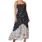 Laundry By Shelli Segal Women's Floral Print Smocked Maxi Dress Black