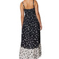 Laundry By Shelli Segal Women's Floral Print Smocked Maxi Dress Black