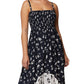 Laundry By Shelli Segal Women's Floral Print Smocked Maxi Dress Black
