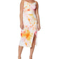 Laundry By Shelli Segal Women's Printed Bodycon Dress Brown