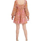 BCBGeneration Women's Paisley Print Babydoll Dress Pink Size 4