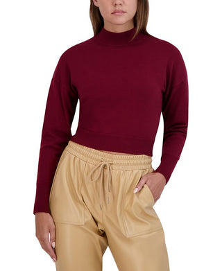 BCBGeneration Women's Dolman Sleeve Tie Back Sweater Red Size Small