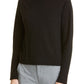 Vince Funnel Neck Wool Blend Sweater in Black , Size Large