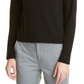 Vince Funnel Neck Wool Blend Sweater in Black , Size Large