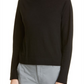 Vince Funnel Neck Wool Blend Sweater in Black , Size Large
