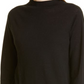 Vince Funnel Neck Wool Blend Sweater in Black , Size Large