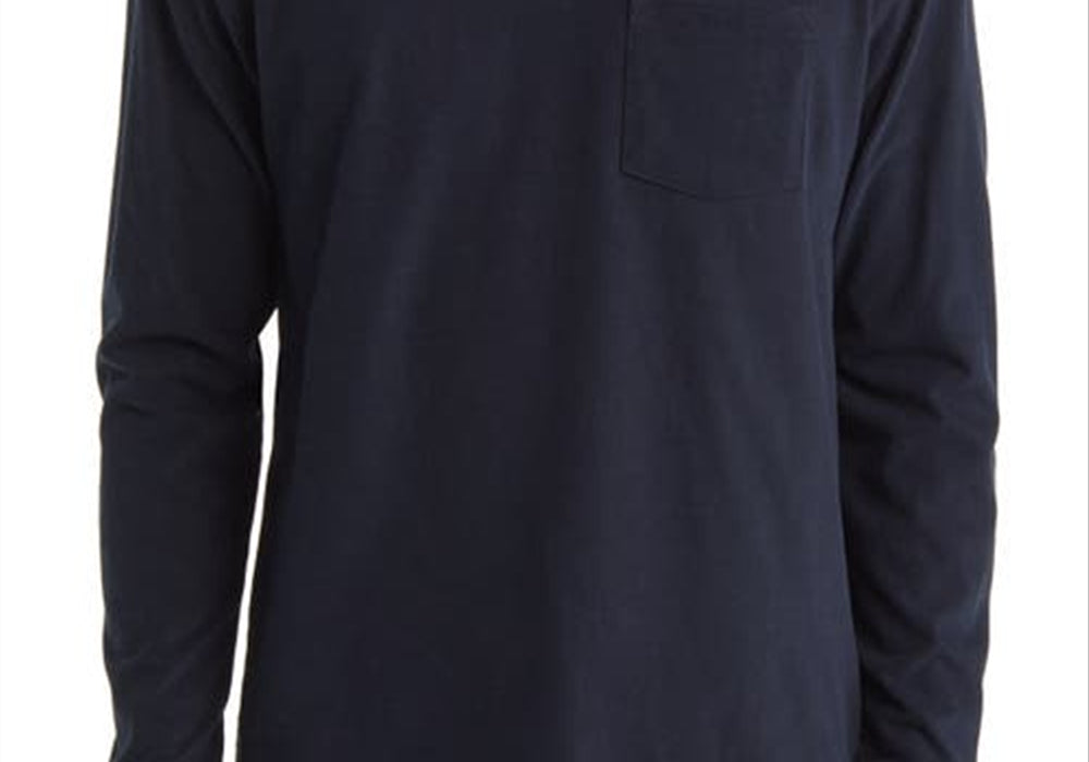 Vince Long Sleeve Top in Coastal, Sueded Jersey, Size XL