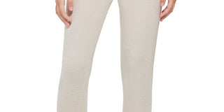 Calvin Klein Women's Honeycomb Jogger Pants Beige Size X-Small