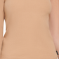 Calvin Klein Women's One Shoulder Turtleneck Top Brown Size Small