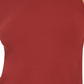 Calvin Klein Jeans Women's One Shoulder Turtleneck Top Red Size X-Large