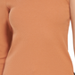 Calvin Klein Women's One Shoulder Turtleneck Top Brown Size Medium
