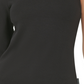 Calvin Klein Jeans Women's One Shoulder Turtleneck Top Black Size Large