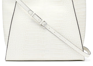 Calvin Klein Women's Garnet Convertible Tote White Size Regular