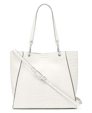 Calvin Klein Women's Garnet Convertible Tote White Size Regular