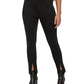Calvin Klein Women's Split Ankle Ponte Pants Black Size Medium