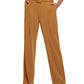 Calvin Klein Women's High Waist Belted Ponte Pants Brown Size Large