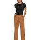 Calvin Klein Women's Wide Leg Pants Brown Size 10