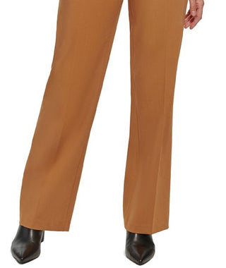 Calvin Klein Women's Wide Leg Pants Brown Size 10