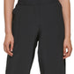Calvin Klein Women's Wide Leg Cropped Pants Black Size Medium