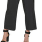 Calvin Klein Women's Wide Leg Cropped Pants Black Size Medium