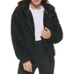Calvin Klein Women's Hooded Sherpa Jacket Black Size X-Large