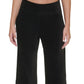 Calvin Klein Women's Wide Leg Velour Pants Black Size Small