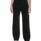 Calvin Klein Women's Wide Leg Velour Pants Black Size Small