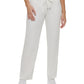 Calvin Klein Women's Wide Leg Velour Pants White Size Large