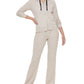 Calvin Klein Performance Women's Zip-Up Thermal Hoodie Beige Size M