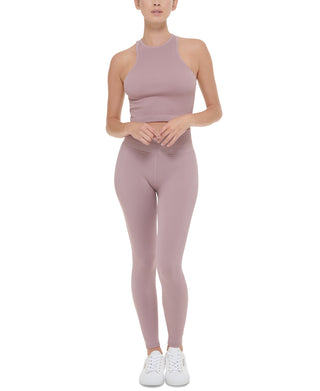 Calvin Klein Women's Cropped Top Pink Size L