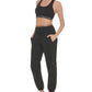 Calvin Klein Women's Logo Elastic Sweatpant Jogger Black Size X-Large
