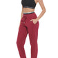 Calvin Klein Women's Logo Elastic Sweatpant Jogger Red Size Medium