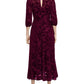 Calvin Klein Women's Velvet High Low A Line Dress Red Size XX-Large