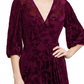 Calvin Klein Women's Velvet High Low A Line Dress Red Size XX-Large