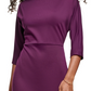 Calvin Klein Women's Boat Neck Sheath Dress Purple Size 10
