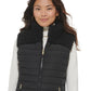 Calvin Klein Women's Sherpa Trim Puffer Vest Black Size Large