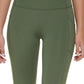 Calvin Klein Women's Side Pocket 7/8 Leggings Green Size Large